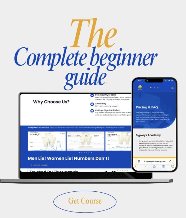 Bigways Academy Complete Dropshipping Course 5.0